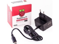 Raspberry Pi – Strömadapter – AC 115/230 V – svart – för Raspberry Pi 4 Model B