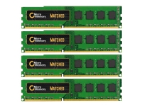 CoreParts – DDR3 – sats – 32 GB: 4 x 8 GB – DIMM 240-pin – 1333 MHz / PC3-10600 – ej buffrad – ECC