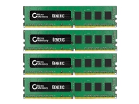 CoreParts – DDR3 – sats – 16 GB: 4 x 4 GB – DIMM 240-pin – 1333 MHz / PC3-10600 – registrerad – ECC