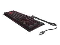 OMEN by HP Encoder - Tastatur - bakbelysning - USB - rød - for HP 21, 22, 24, 27 Pavilion 24, 27, 32, TP01 Gaming - Gaming mus og tastatur - Gaming Tastatur