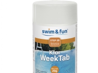 Swim&Fun Klor WeekTab – Tabs 20 g – 1 kg – Steg 2B