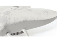 Lento 10 -palovaroitin, harmaanvalkoinen, optinen, 18,5 cm