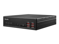 Shuttle Xpc Slim Dh32u - Barebone - Slim-Pc - 1 X Pentium Gold 7505 / Inntil 3.5 Ghz Ulv - Ram 0 Gb - Uhd Graphics - Gigabit Ethernet - Svart