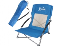 Royokamp Turist- og strandstol med armlener 55x58x64 sammenleggbar blå Utendørs - Camping - Borde/Stoler
