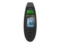Medisana TM 750, Fjernmålingstermometer, Sort, Øre, Panne, Knapper, °C, Kroppstemperatur, Overflatetemperatur N - A