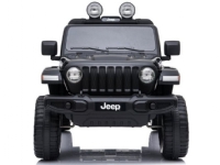 Azeno - Electric Car - Jeep Wrangler Rubicon - Black (6950240) /Riding Toys