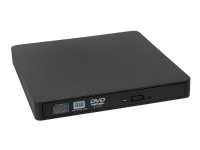 iBOX IED03 - Platestasjon - DVD-RW (-R DL) - 8x/8x - USB 3.2 Gen 1 - ekstern - svart TV, Lyd & Bilde - TV & Hjemmekino - Blu-ray og DVD
