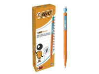 BIC Matic Strong - Mekanisk blyant - superhøy polymer - HB - 0.9 mm - stor - med viskelær (en pakke 12)