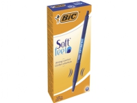 Kuglepen BIC Soft Feel Medium 1.0 mm blå - (12 stk.)