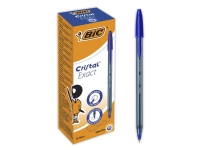 BIC Cristal Exact - Kulepenn - blå - 0.7 mm (en pakke 20) Skriveredskaper - Kulepenner & Fyllepenner - Kulepenner uten trykk-knapp