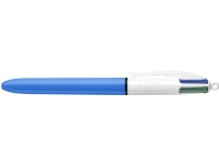BIC 4 Colours - 4-fargekulepenn - svart, rød, blå, grønn - 1 mm - medium - retraktil Skriveredskaper - Kulepenner & Fyllepenner - Kulepenner med trykk-knapp