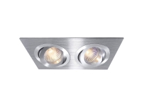 Deko Light Einbauring 175 GU5.3 111821 Loftsindbygningsring LED (RGB), Halogen GU5.3, MR 16 50 W Sølv