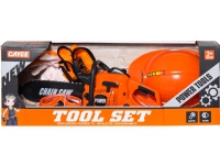 Cayee Power Tools chainsaw with protective equipment
