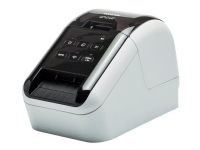 Bilde av Brother Ql-810wc - Etikettskriver - Tofarget (monokrom) - Direktetermisk - Rull (6,2 Cm) - 300 X 600 Dpi - Inntil 110 Etiketter/min - Usb, Wi-fi(n) - Kutter - Svart, Glanshvit