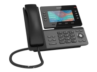 snom D862 - VoIP-telefon med anrops-ID - treveis anropskapasitet - SIP, RTCP, RTP, SRTP, SDP, SRTCP, RTCP-XR, SIPS, ICE - kanonmetallsvart Tele & GPS - Fastnett & IP telefoner - IP-telefoner