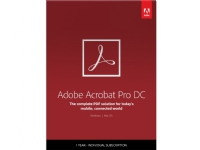 Adobe Acrobat Pro DC – Windows/Mac – 12 months – PDF editing program English activation card