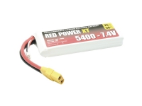 Red Power Modelbyggeri-batteripakke (LiPo) 7.4 V 5400 mAh 25 C Softcase XT90 Radiostyrt - RC - Elektronikk - Batterier og ladeteknologi