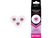 Butterfly bordtennisbolde BUTTERFLY *** Hvid - 3 stk.