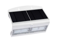 V-TAC Solar-væglampe VT-767-7-W 8278 LED (RGB) 7.00 W Dagslyshvid Hvid, Sort Belysning - Utendørsbelysning - Solcellelamper