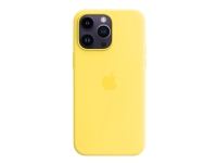 Apple - Baksidedeksel for mobiltelefon - MagSafe-samsvar - silikon - kanarigul - for iPhone 14 Pro Max Tele & GPS - Mobilt tilbehør - Deksler og vesker