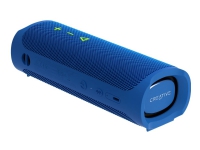 Creative MUVO Go - Høyttaler - for bærbar bruk - trådløs - Bluetooth - 20 watt - kjølig blå TV, Lyd & Bilde - Bærbar lyd & bilde - Bluetooth høyttalere