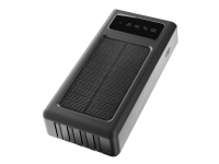 Extralink EPB-092 - Strømbank - 20000 mAh - 10 watt - 2.1 A - 3 utgangskontakter (2 x USB, 24 pin USB-C) - svart