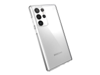 Speck Presidio Perfect-Clear – Skyddsfodral baksidesskydd för mobiltelefon – gummi – klar – för Samsung Galaxy S22 Ultra