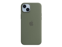 Bilde av Apple - Baksidedeksel For Mobiltelefon - Magsafe-samsvar - Silikon - Oliven - For Iphone 14 Plus