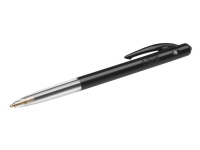 BIC M10 Clic - Kulepenn - svart - 1 mm - medium - retraktil (en pakke 50) Skriveredskaper - Kulepenner & Fyllepenner - Kulepenner med trykk-knapp