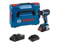 Bilde av Bosch Gsr 18v-90 C Professional - Drill/driver - Trådløs - 2 Hastigheter - Nøkkelfri Borhylse 13 Mm - 64 N·m - 2 Batterier, Inkludert Lader - 18 V - Uten Batteri Og Opplader