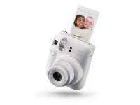 Fujifilm | Instax Mini 12 - Øyeblikkelig kamera - objektiv: 60 mm - Hvit Foto og video - Analogt kamera - Øyeblikkelig kamera