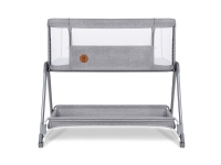 Lionelo Baby Crib - Luna Grey Betong