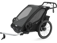 THULE Chariot Sport 2 - sykkelhenger 2-i-1 | Svart Utendørs - Familie - Klappvogner