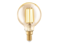Eglo - LED-filamentlyspære - form: G60 - E14 - 4 W (ekvivalent 32 W) - klasse F - varmt hvitt lys - 2200 K Belysning - Lyskilder - Lyskilde - E14