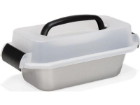 Patisse kakeboks med støttelokk 23 cm, sølv stål