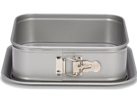 Patisse kvadratisk form 24 cm sølvstål