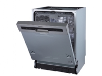 Hisense HI620D10X, Halvveis innebygget, Full størrelse (60 cm), Aluminium, Knapper, 14 kuverter, C