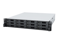 Synology RackStation RS2423+ - NAS-server - 12 fack - kan monteras i rack - SATA 6Gb/s - RAID RAID 0, 1, 5, 6, 10, JBOD - RAM 8 GB - Gigabit Ethernet / 10 Gigabit Ethernet - iSCSI support - 2U