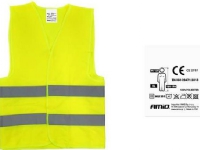 AMiO Gul varselvest SV-01 med sertifikat
