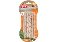 8 in 1 8in1 Delights Twisted Sticks, 10 stk. - (6 pk/ps) Kjæledyr - Hund - Snacks til hund