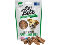 Let's Bite Lets Bite Meat Snacks. Puppy Lamb Bars 80 g - (12 pk/ps) Kjæledyr - Hund - Snacks til hund
