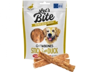 Let's Bite Lets Bite Chewbones. Sticks with Duck 120 g - (12 pk/ps) Kjæledyr - Hund - Snacks til hund