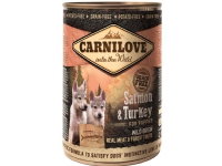 Carnilove Canned Salmon & Turkey for Puppies 400g – (6 pk/ps)