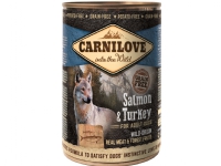 Carnilove Canned Salmon & Turkey 400g - (6 pk/ps) Kjæledyr - Hund - - Våt hundemat