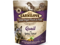 Carnilove Pouch Pate Quail with Yellow Carrot 300 g – (12 pk/ps)