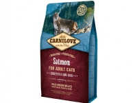 Carnilove Salmon for Adult Cats – Sensitive og Long Hair 2kg Kjæledyr - Katt - Kattefôr