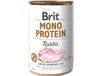 Brit Mono Protein Rabbit 400 g - (6 pk/ps) Kjæledyr - Hund - - Våt hundemat