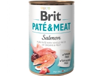 Brit Pate & Meat Salmon 400 g - (6 pk/ps) Kjæledyr - Hund - - Våt hundemat