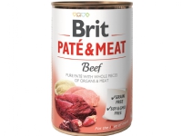 Brit Pate & Meat Beef 400 g - (6 pk/ps) Kjæledyr - Hund - - Våt hundemat