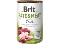 Brit Pate & Meat Duck 400 g - (6 pk/ps) Kjæledyr - Hund - - Våt hundemat